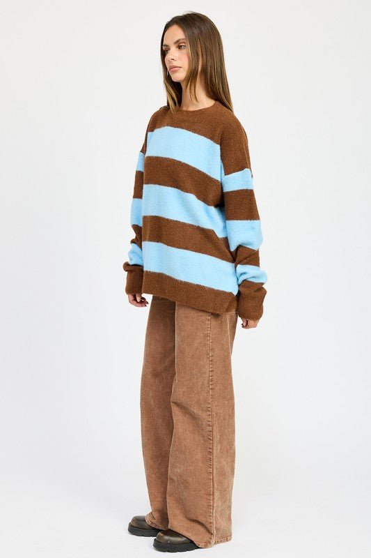 OVERSIZED STRIPED JUMPER - Mack & Harvie