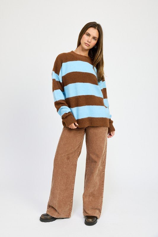 OVERSIZED STRIPED JUMPER - Mack & Harvie