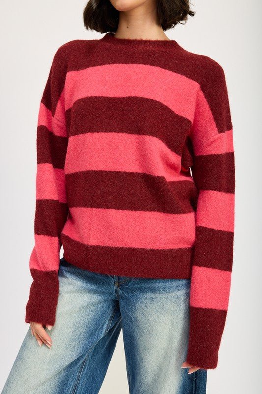 OVERSIZED STRIPED JUMPER - Mack & Harvie