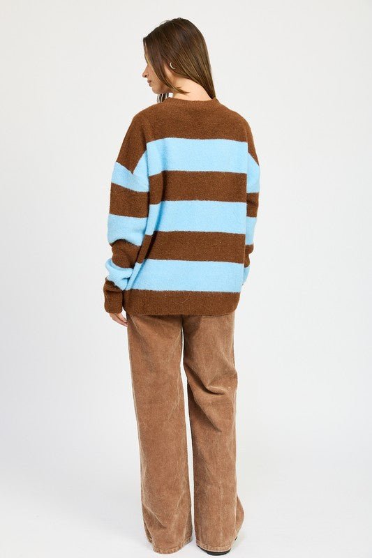 OVERSIZED STRIPED JUMPER - Mack & Harvie