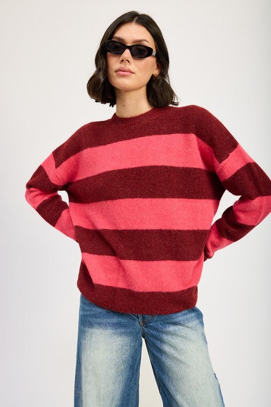 OVERSIZED STRIPED JUMPER - Mack & Harvie