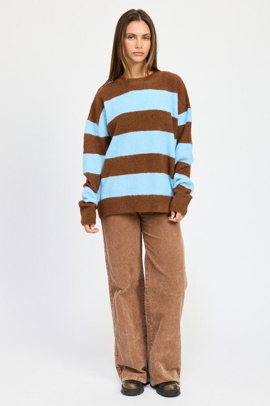 OVERSIZED STRIPED JUMPER - Mack & Harvie