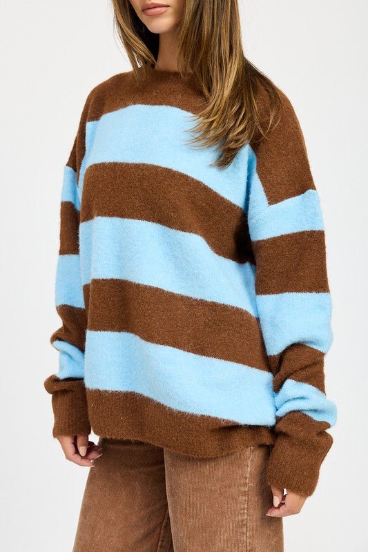 OVERSIZED STRIPED JUMPER - Mack & Harvie