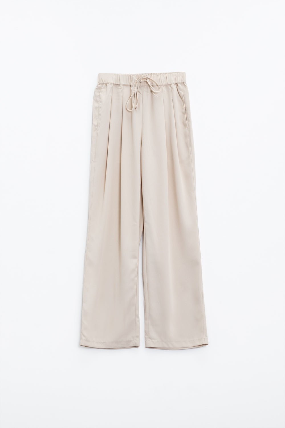 Pants in Beige With Front Pockets and Drawstring Closing - Mack & Harvie