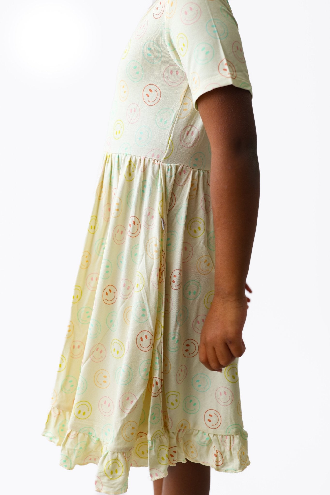 PASTEL SMILES DREAM RUFFLE DRESS - Mack & Harvie