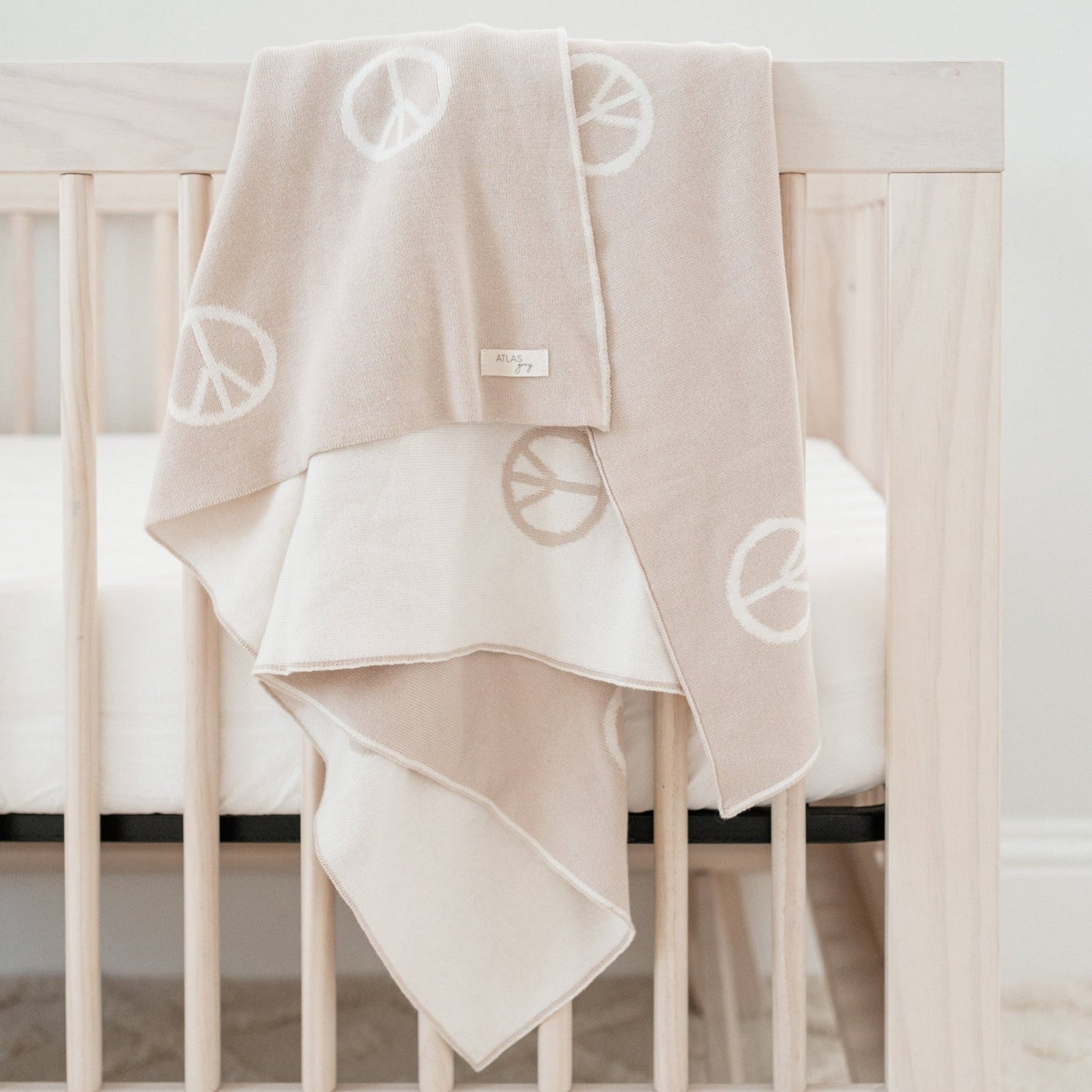 Peace Knit Blanket - Mack & Harvie