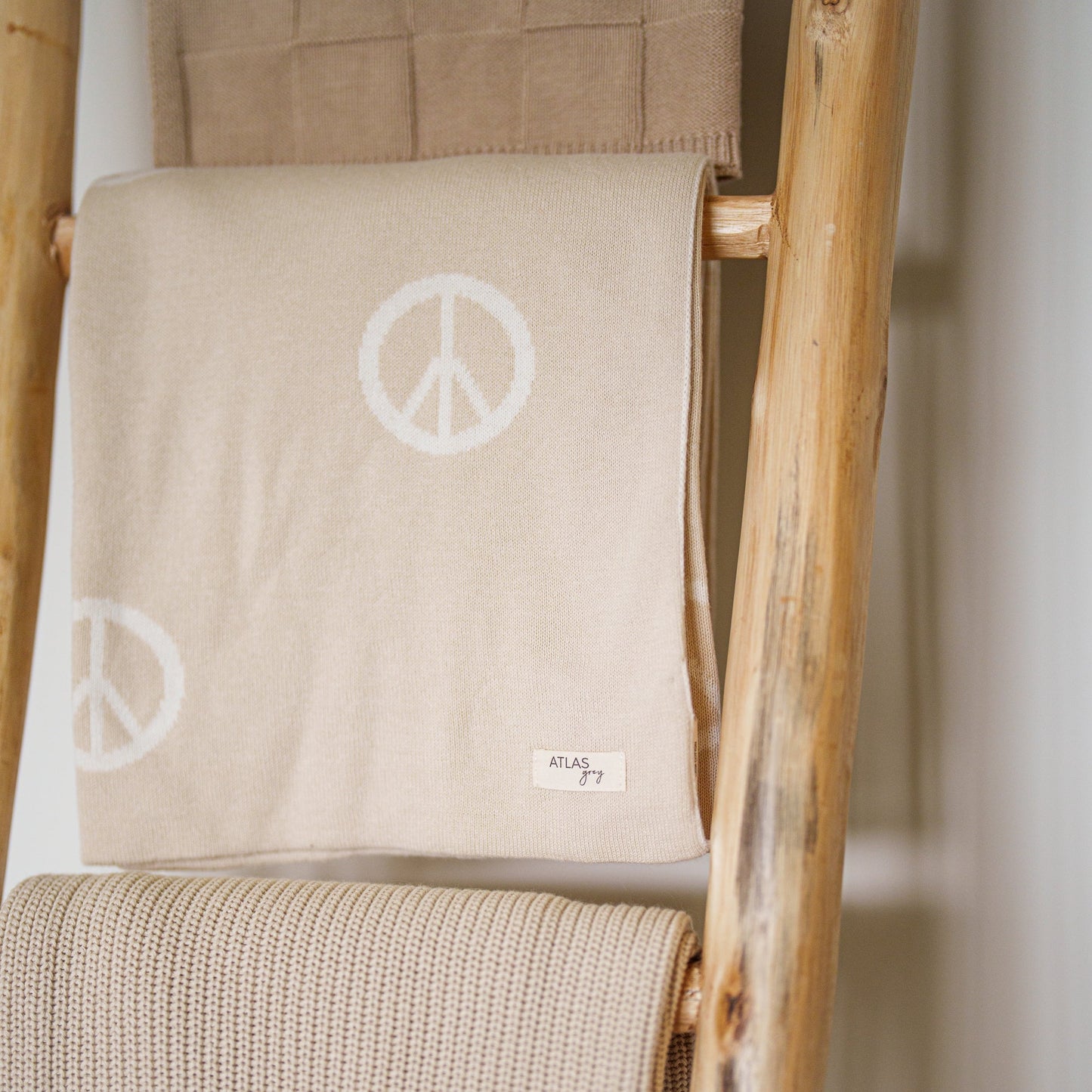 Peace Knit Blanket - Mack & Harvie