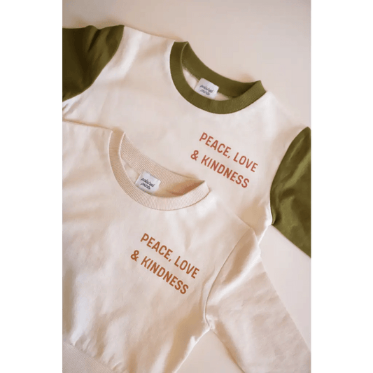 Peace, Love and Kindness Pullover for Kids - Mack & Harvie