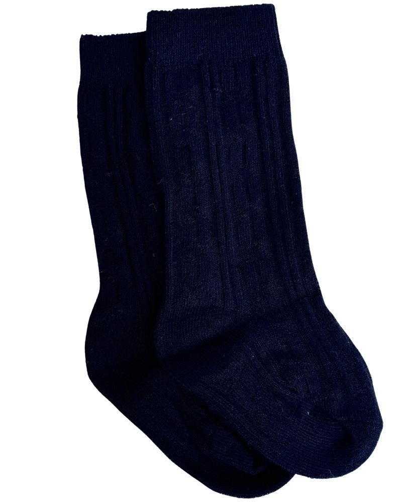 Pepper Knee - High Cable Knit Socks - Mack & Harvie