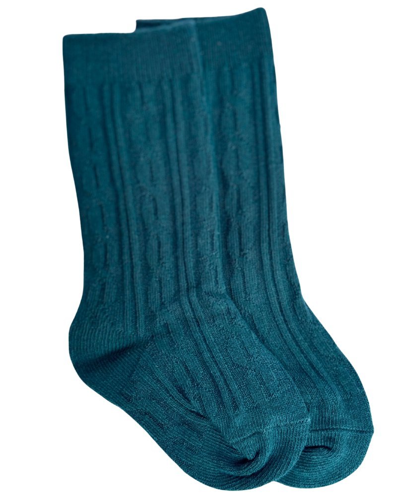 Pepper Knee - High Cable Knit Socks - Mack & Harvie