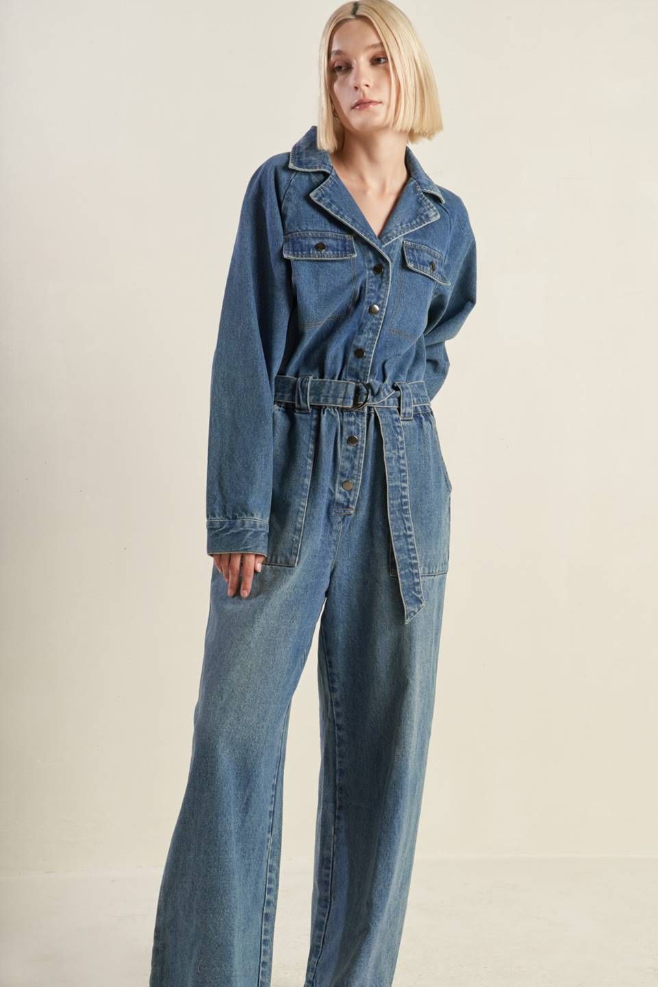 PERFECT MEET DENIM JUMPSUIT - Mack & Harvie