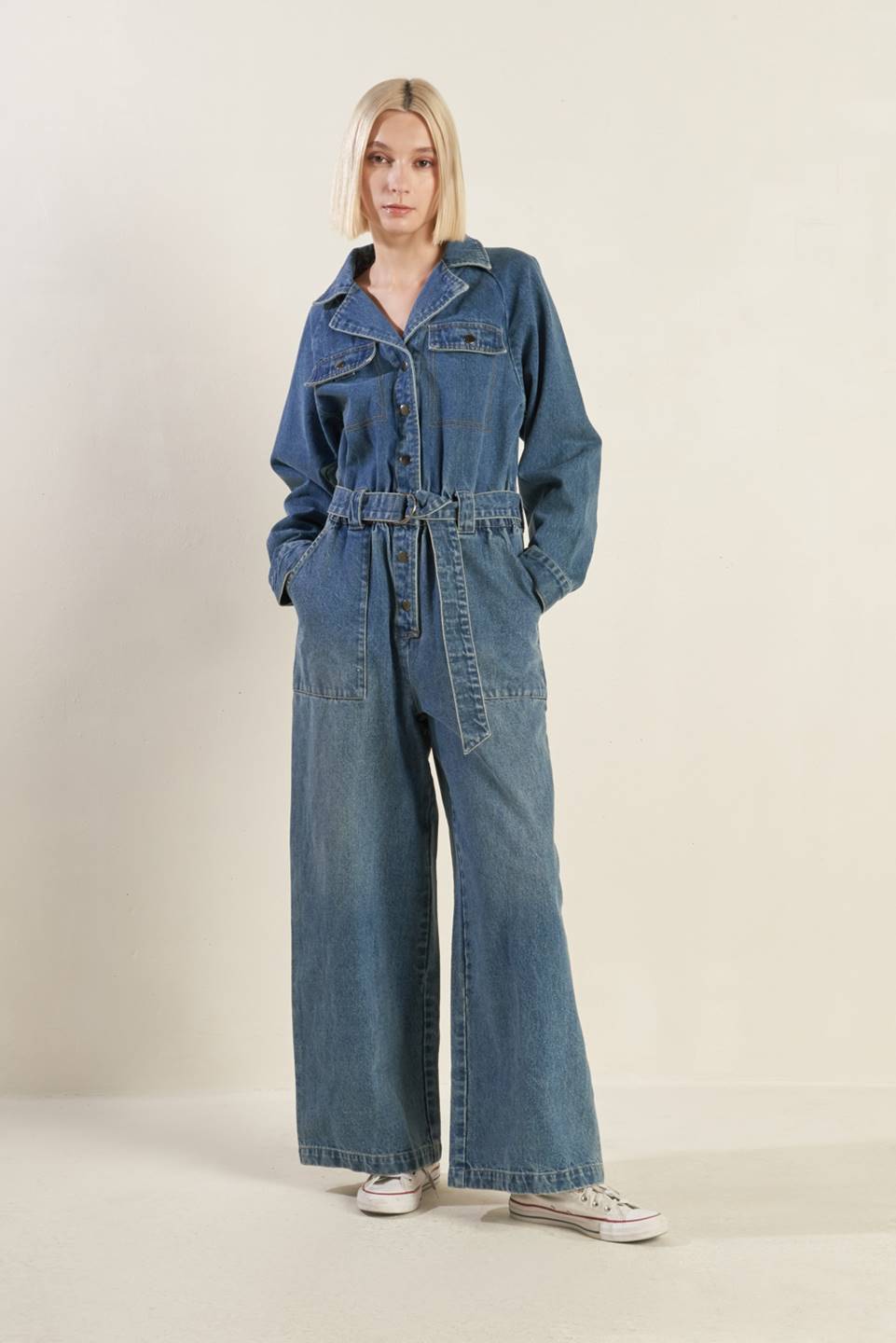 PERFECT MEET DENIM JUMPSUIT - Mack & Harvie