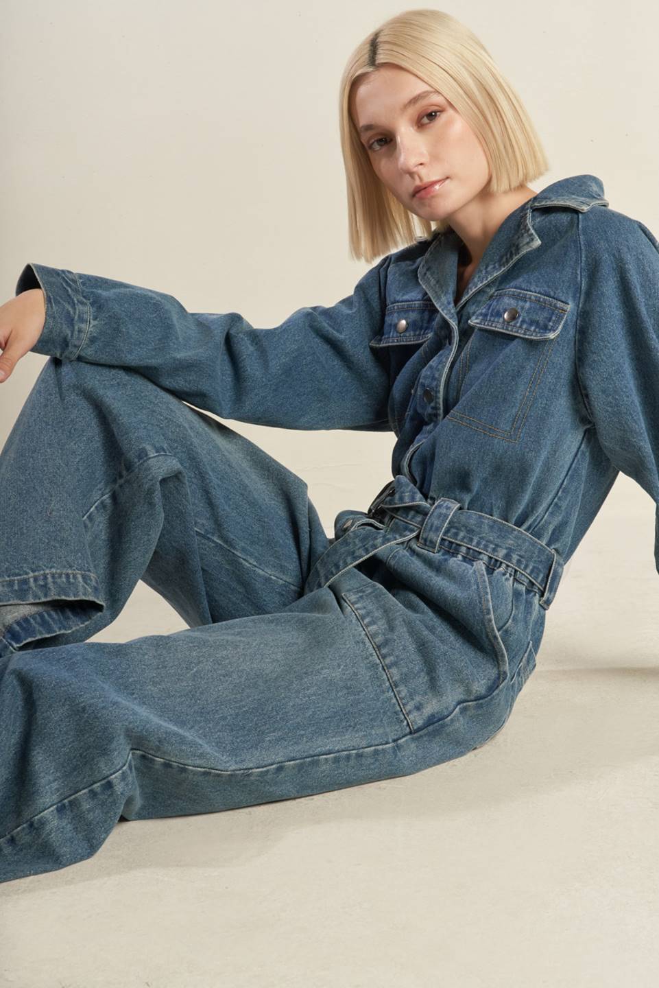 PERFECT MEET DENIM JUMPSUIT - Mack & Harvie