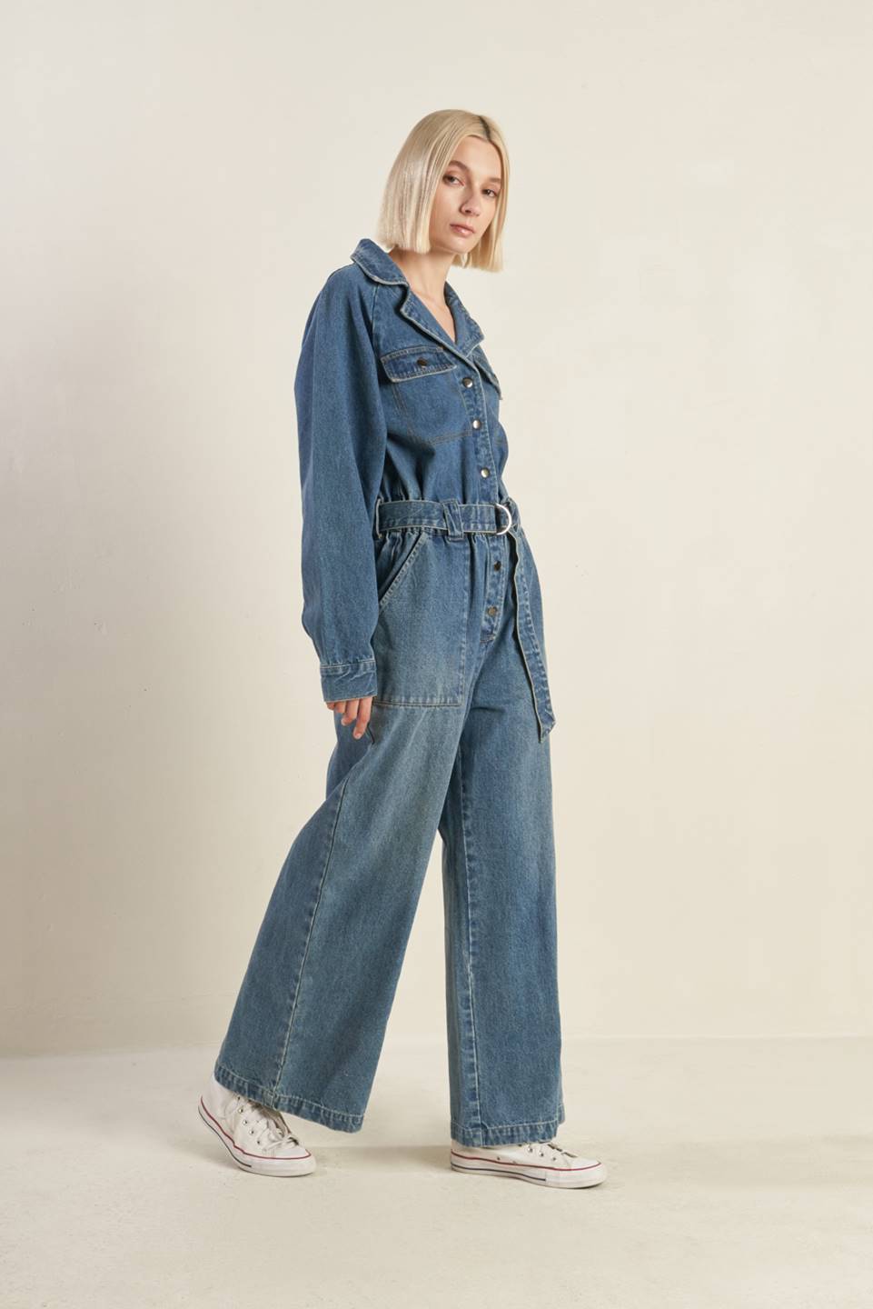 PERFECT MEET DENIM JUMPSUIT - Mack & Harvie