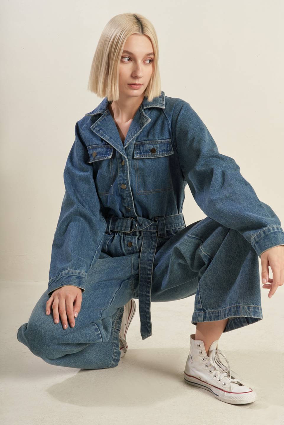 PERFECT MEET DENIM JUMPSUIT - Mack & Harvie