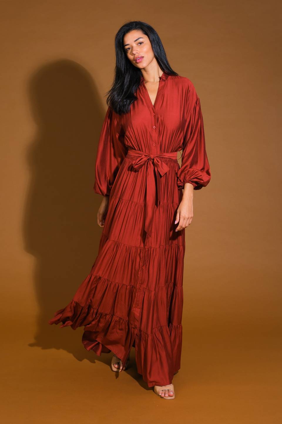 PERFECT POTENTIAL WOVEN MAXI DRESS - Mack & Harvie