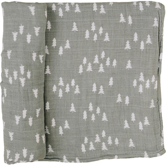 Pines Muslin Swaddle Blanket - Mack & Harvie