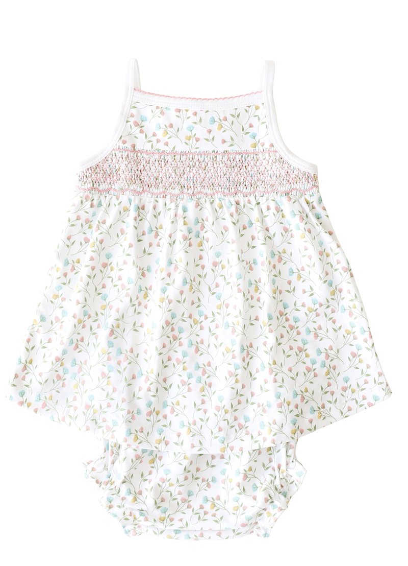 Pink Arabella Smocked Tank Dress - Mack & Harvie