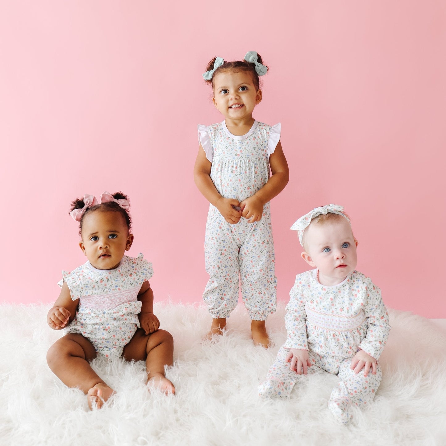 Pink Madison Romper - Mack & Harvie