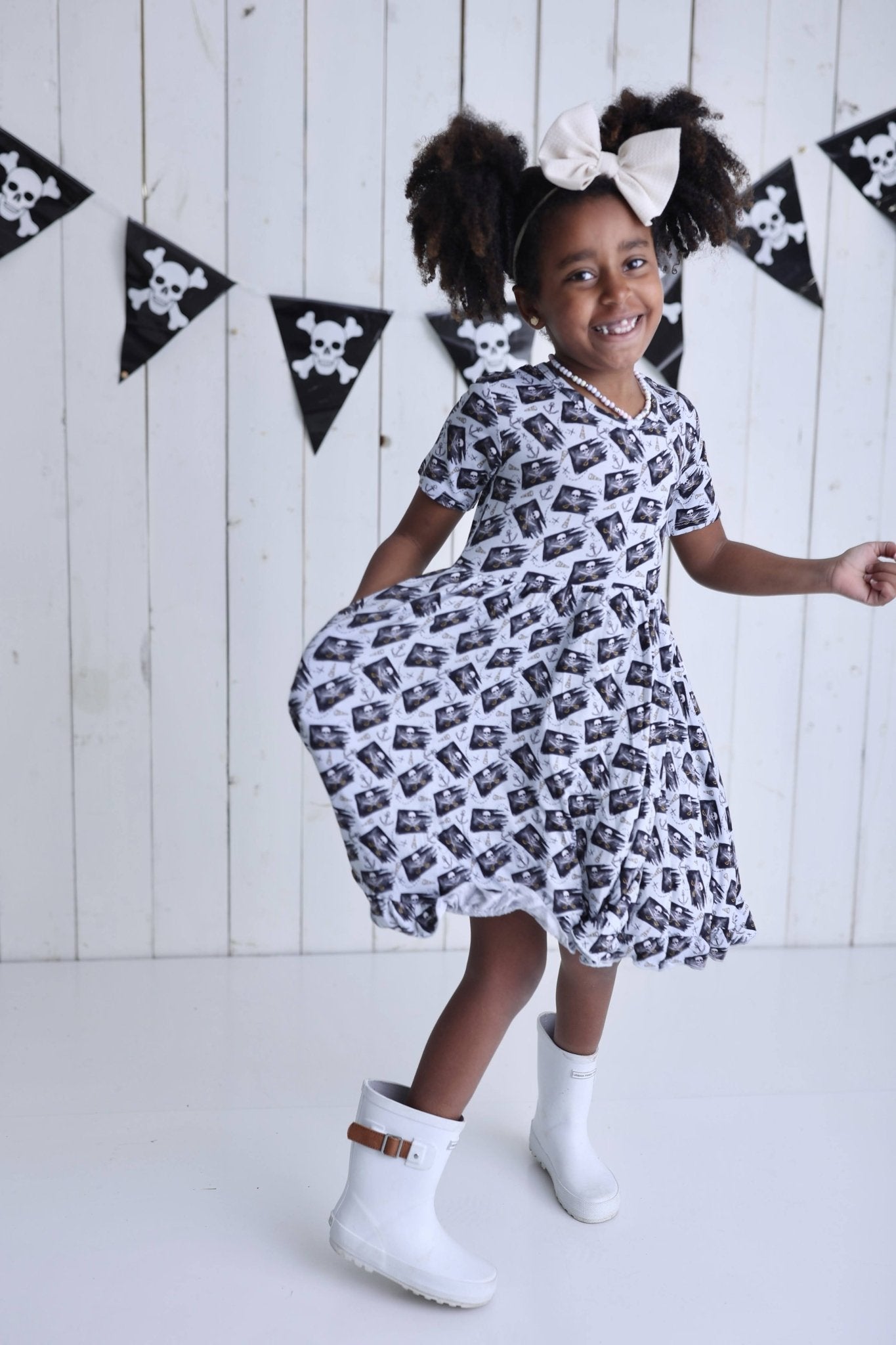 PIRATE CREW DREAM RUFFLE DRESS - Mack & Harvie