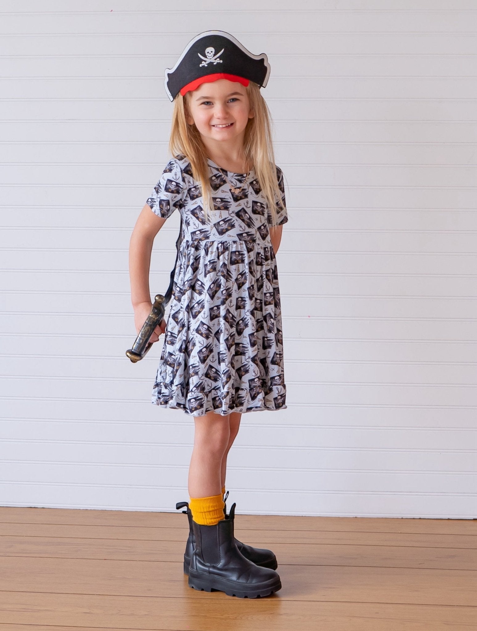 PIRATE CREW DREAM RUFFLE DRESS - Mack & Harvie