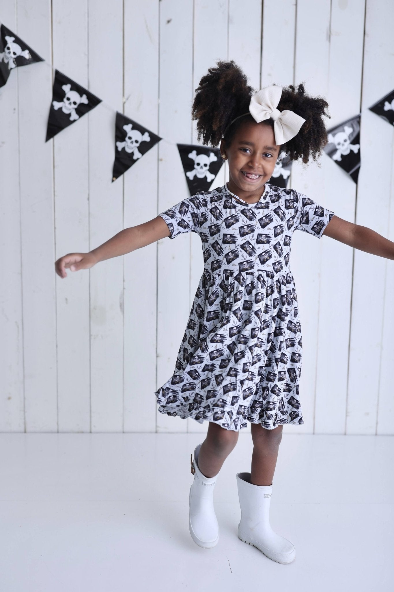 PIRATE CREW DREAM RUFFLE DRESS - Mack & Harvie