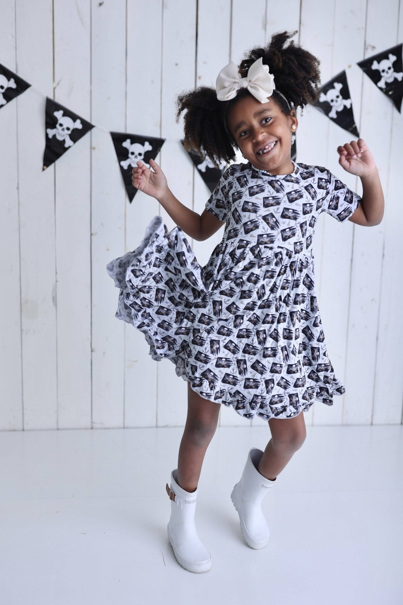 PIRATE CREW DREAM RUFFLE DRESS - Mack & Harvie