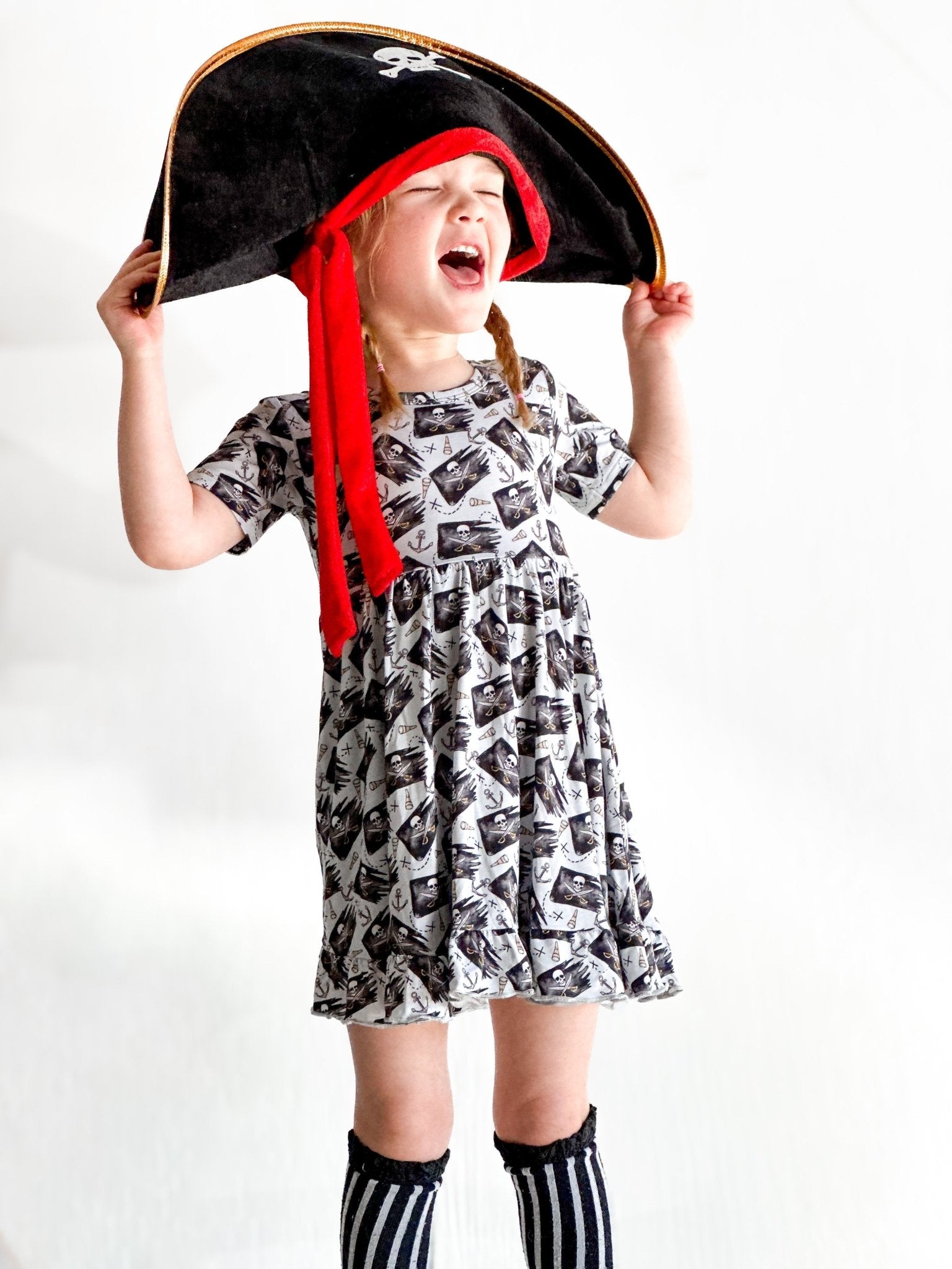 PIRATE CREW DREAM RUFFLE DRESS - Mack & Harvie