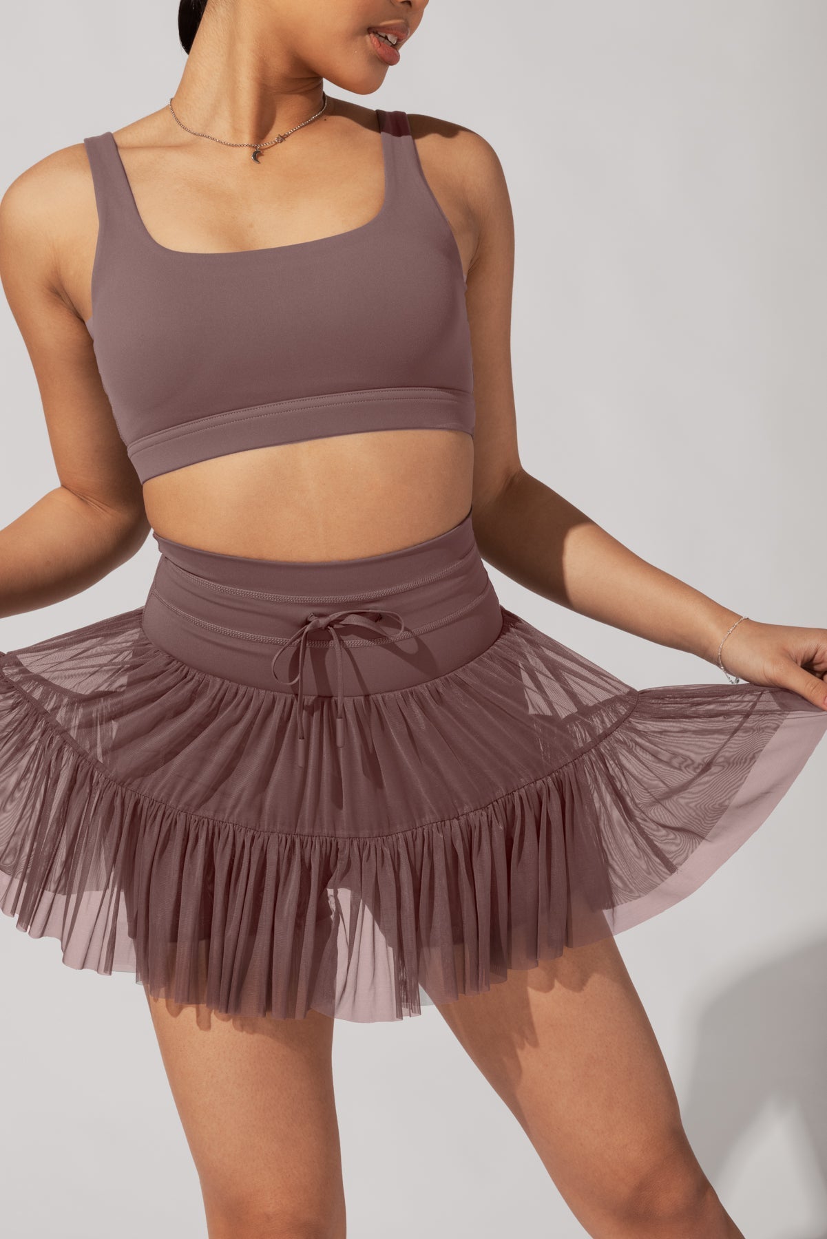 Pirouette Skort - Peppercorn - Mack & Harvie