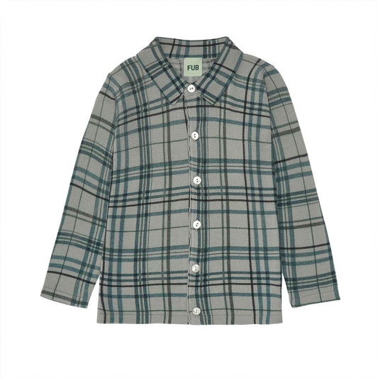 Plaid Button Down Shirt - Pale Sage - Mack & Harvie