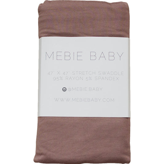 Plum Bamboo Stretch Swaddle - Mack & Harvie