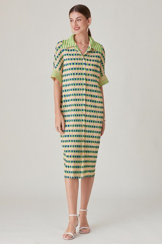 Pollie Green Dress - Mack & Harvie