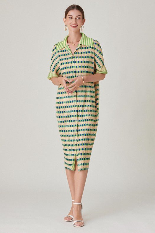 Pollie Green Dress - Mack & Harvie