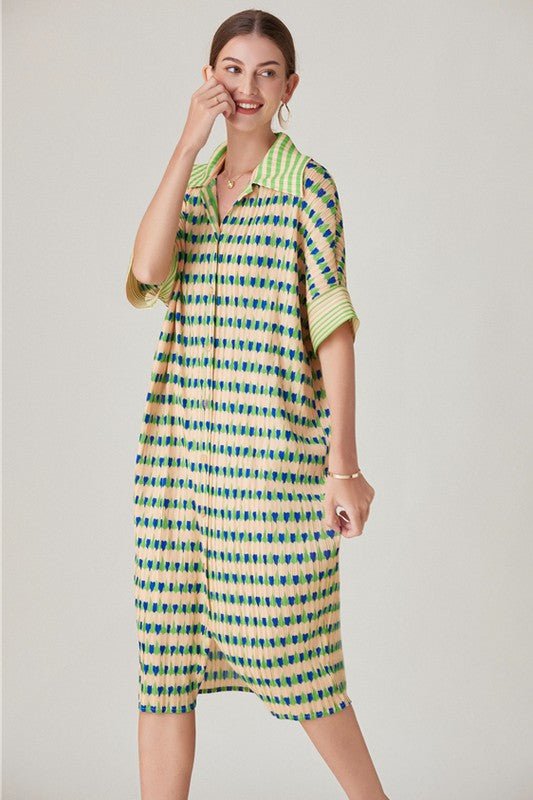 Pollie Green Dress - Mack & Harvie