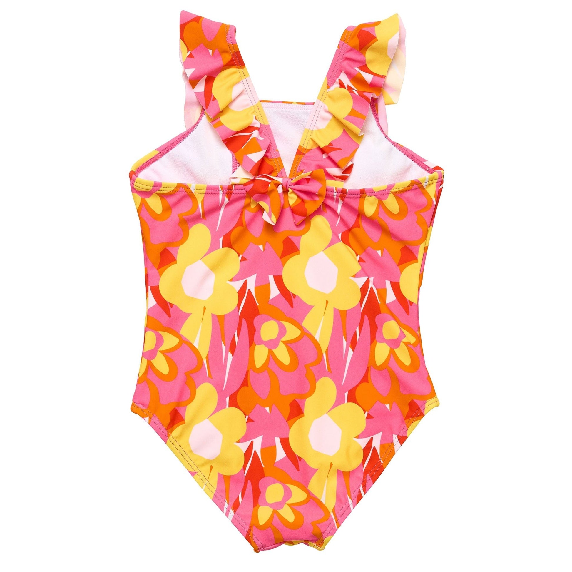 Pop of Sunshine Ruffle Shoulder Swimsuit - Mack & Harvie