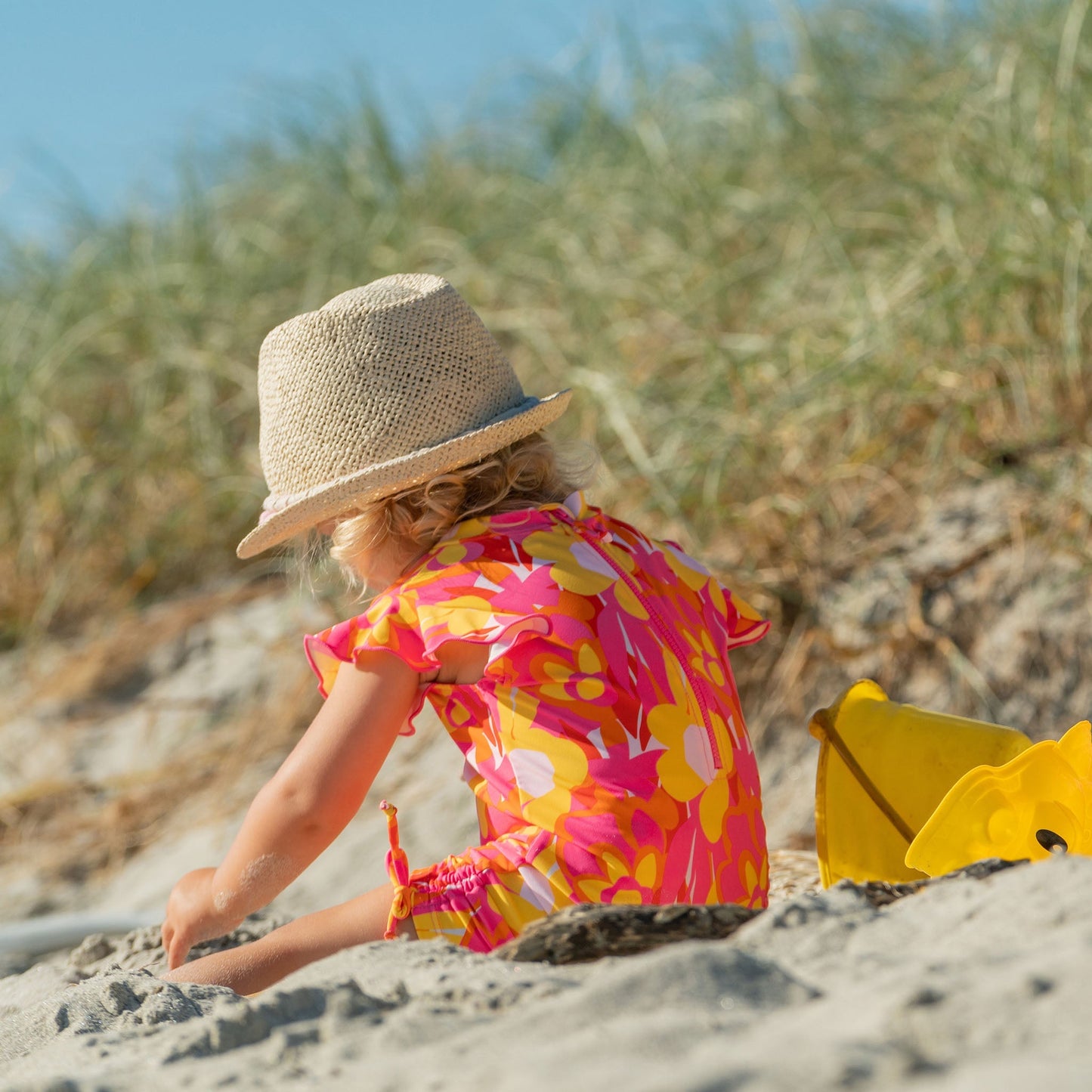 Pop of Sunshine SS Sunsuit - Mack & Harvie