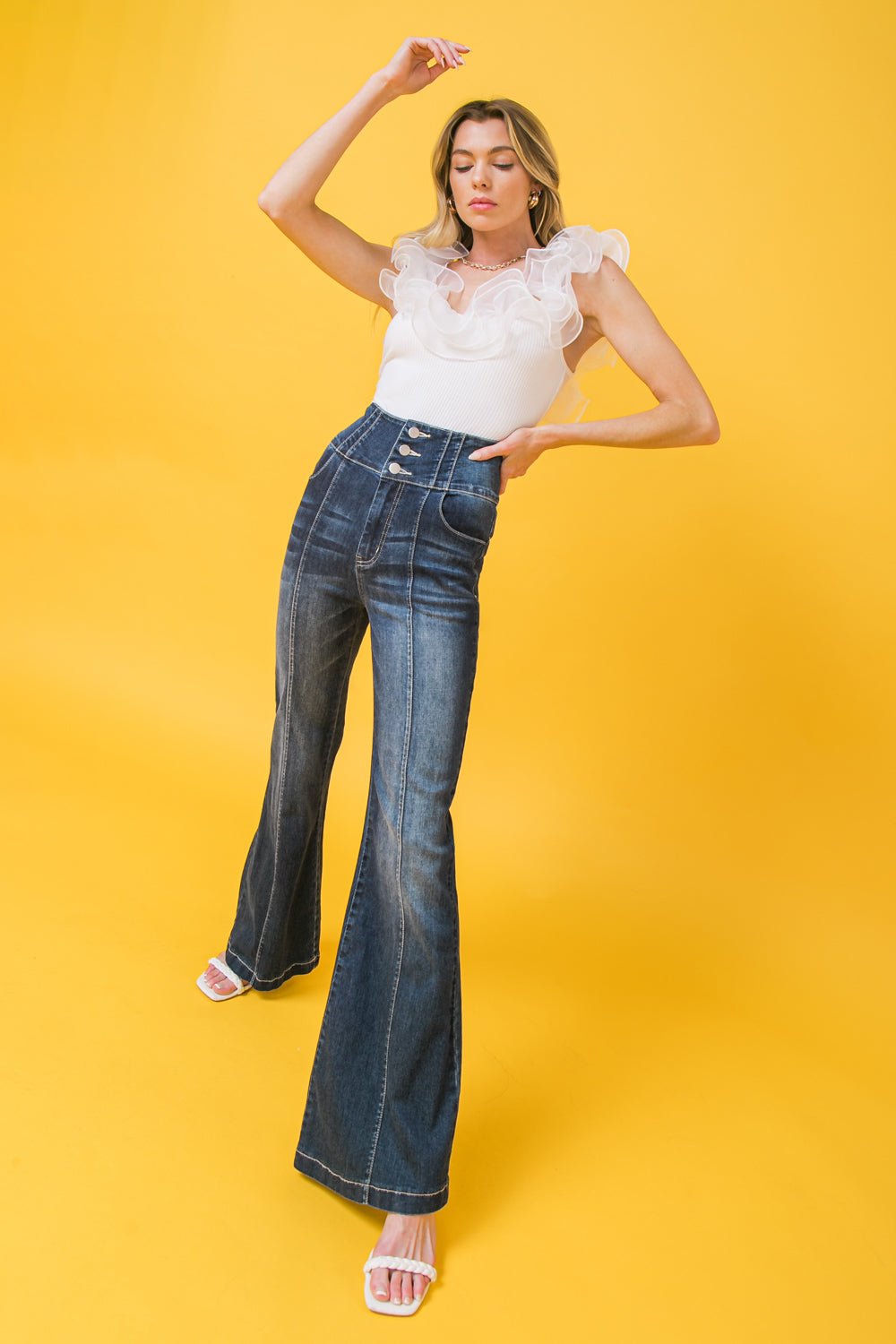 POSTCARDS FROM ME DENIM PANTS - Mack & Harvie