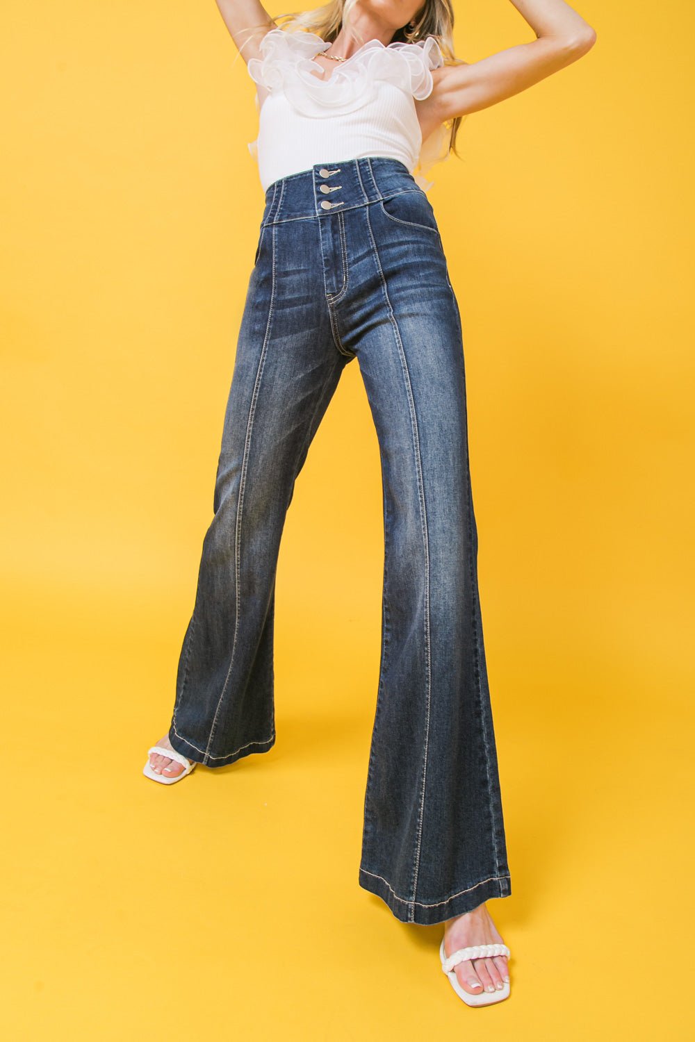 POSTCARDS FROM ME DENIM PANTS - Mack & Harvie