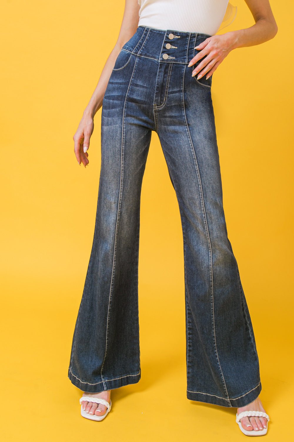 POSTCARDS FROM ME DENIM PANTS - Mack & Harvie