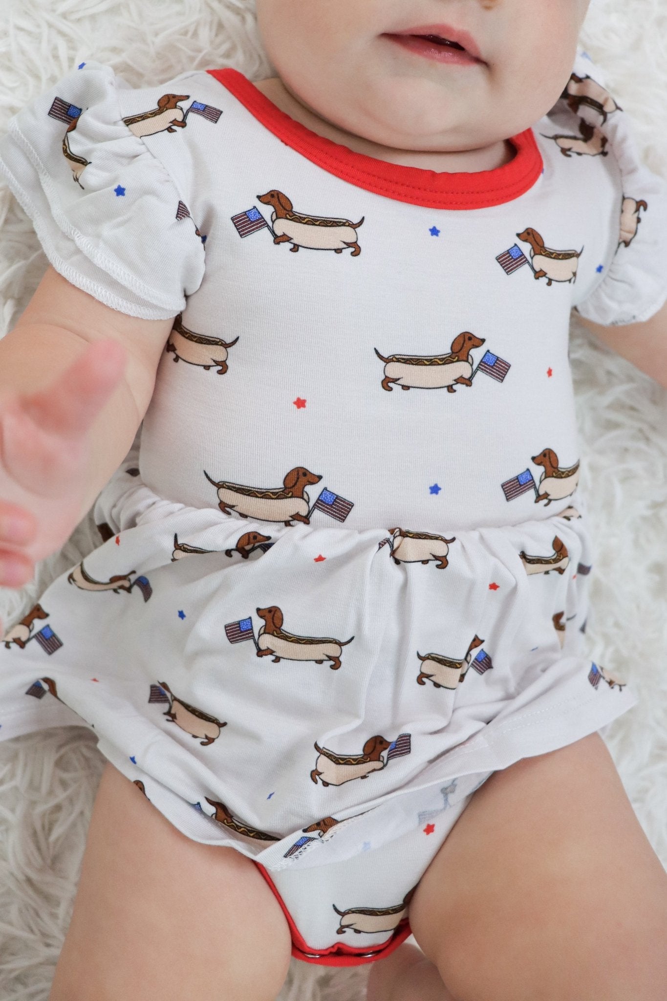 PRESTON'S AMERICAN PUPS DREAM BODYSUIT DRESS - Mack & Harvie