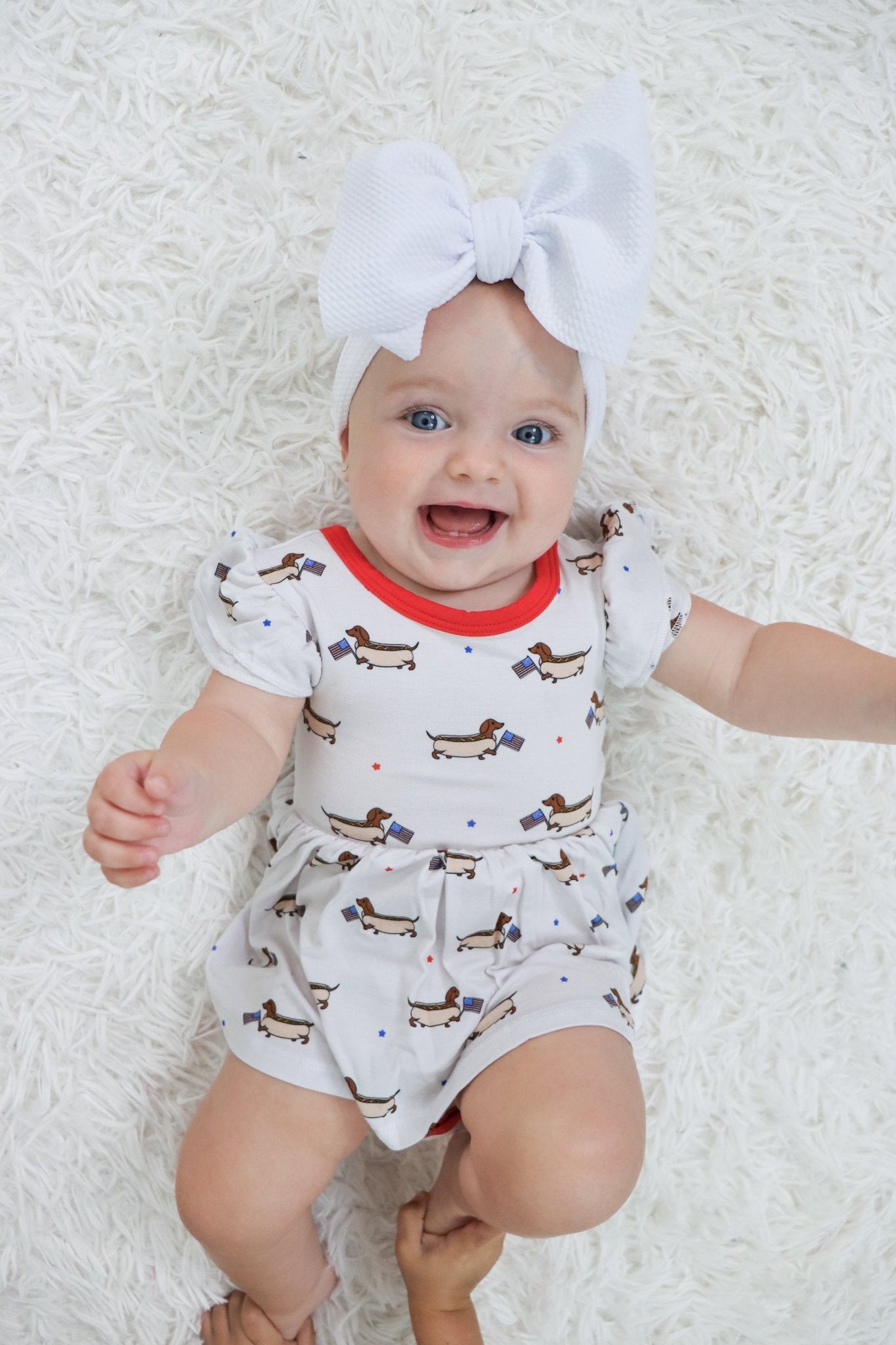 PRESTON'S AMERICAN PUPS DREAM BODYSUIT DRESS - Mack & Harvie