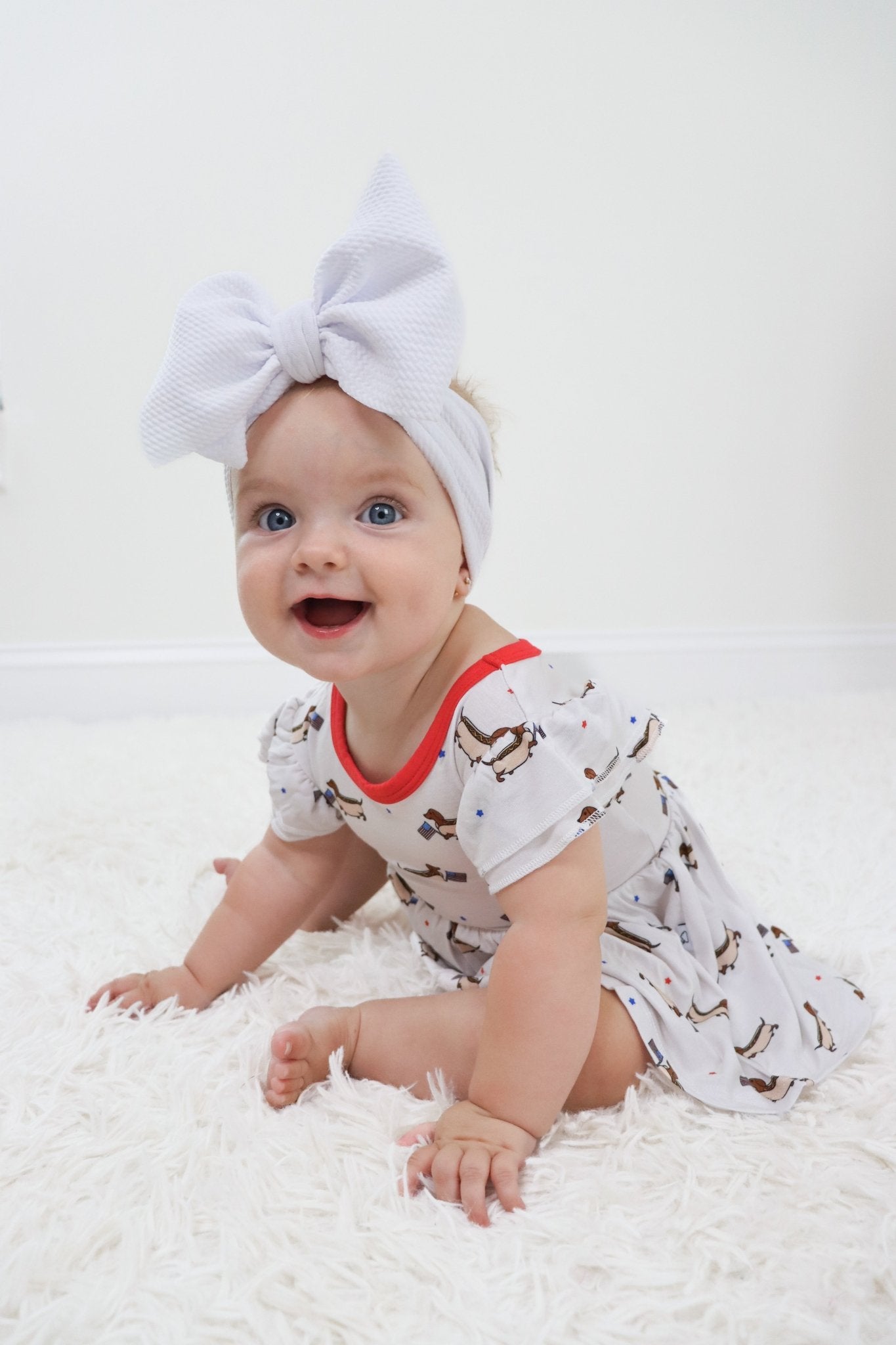 PRESTON'S AMERICAN PUPS DREAM BODYSUIT DRESS - Mack & Harvie