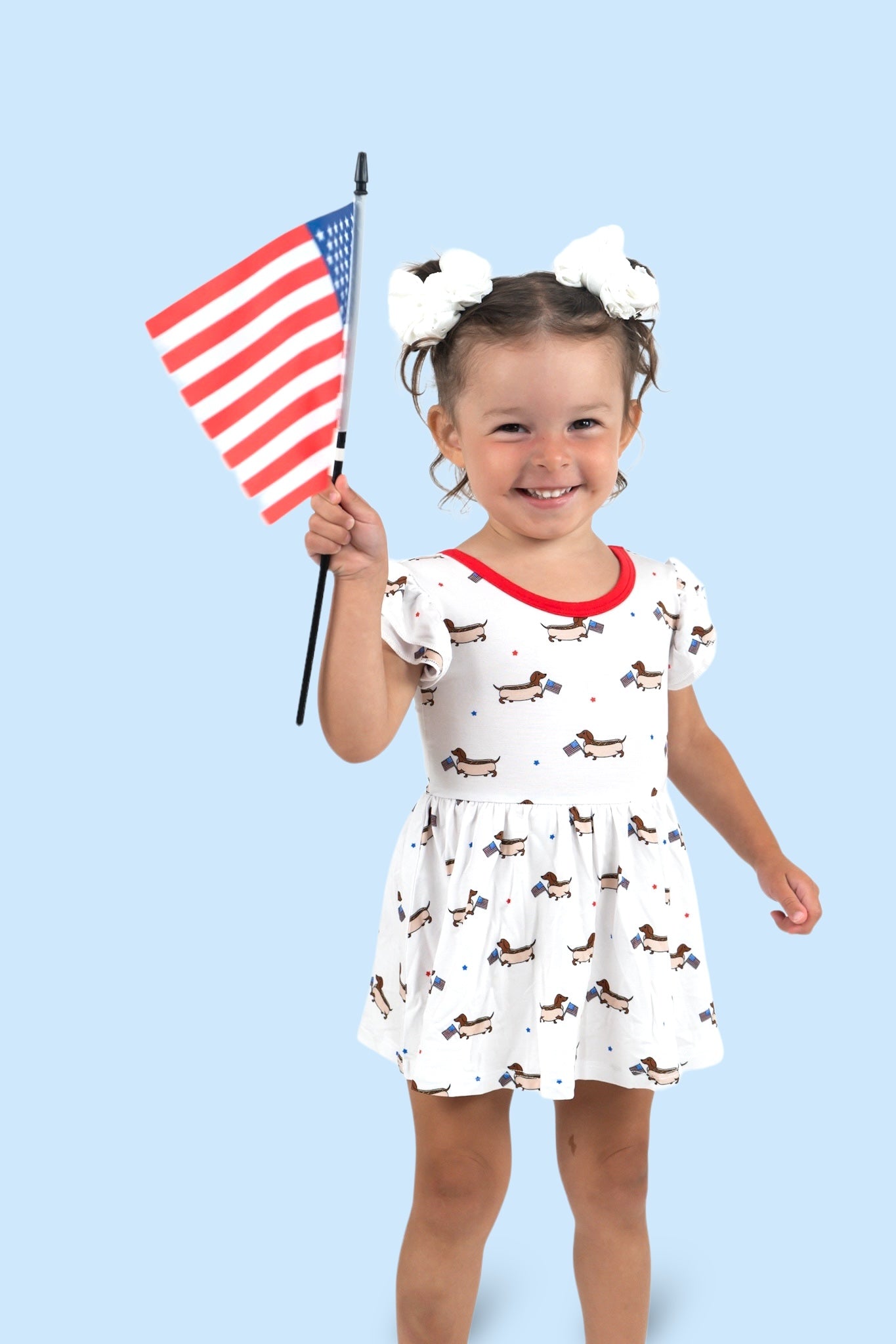 PRESTON'S AMERICAN PUPS DREAM BODYSUIT DRESS - Mack & Harvie