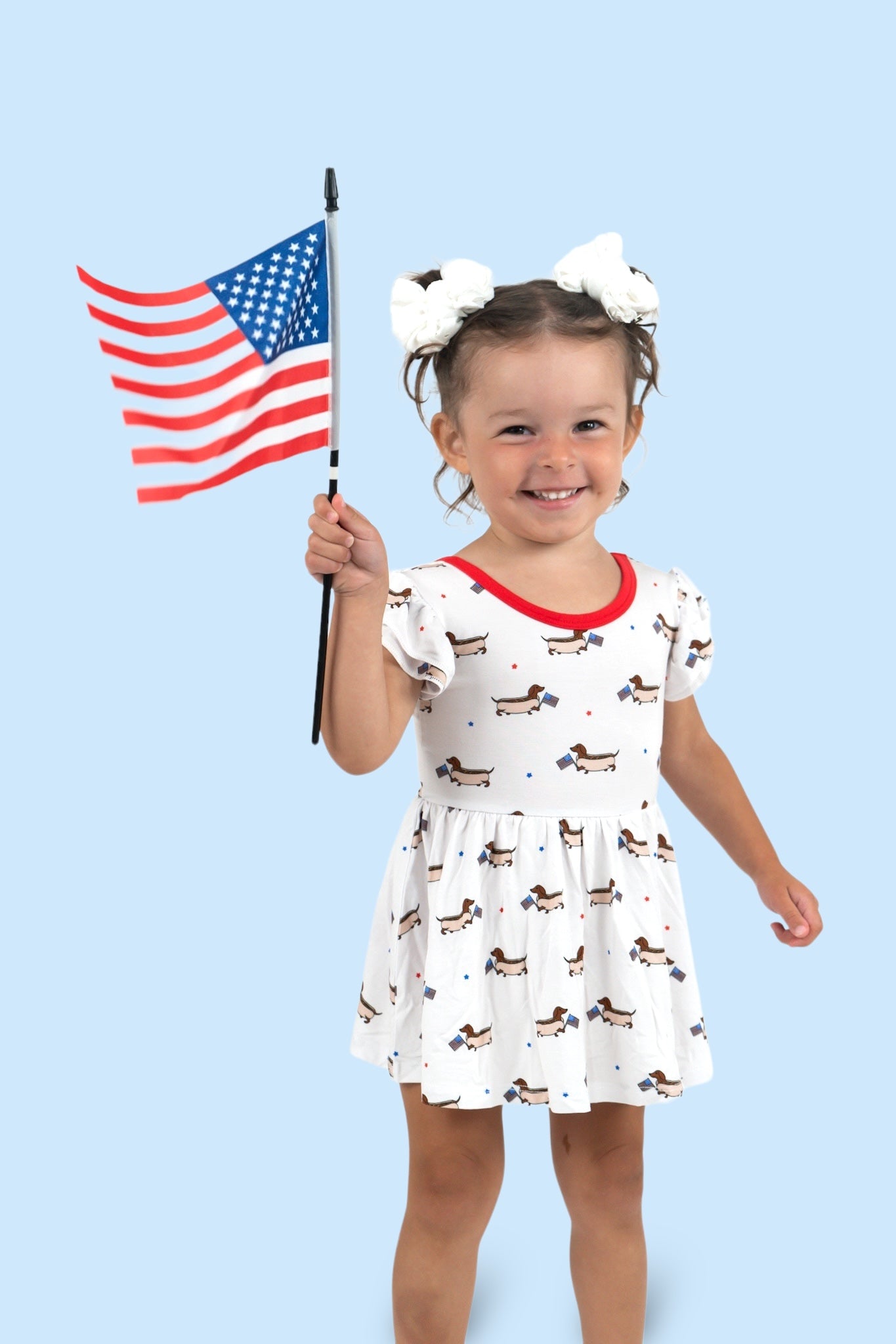 PRESTON'S AMERICAN PUPS DREAM BODYSUIT DRESS - Mack & Harvie