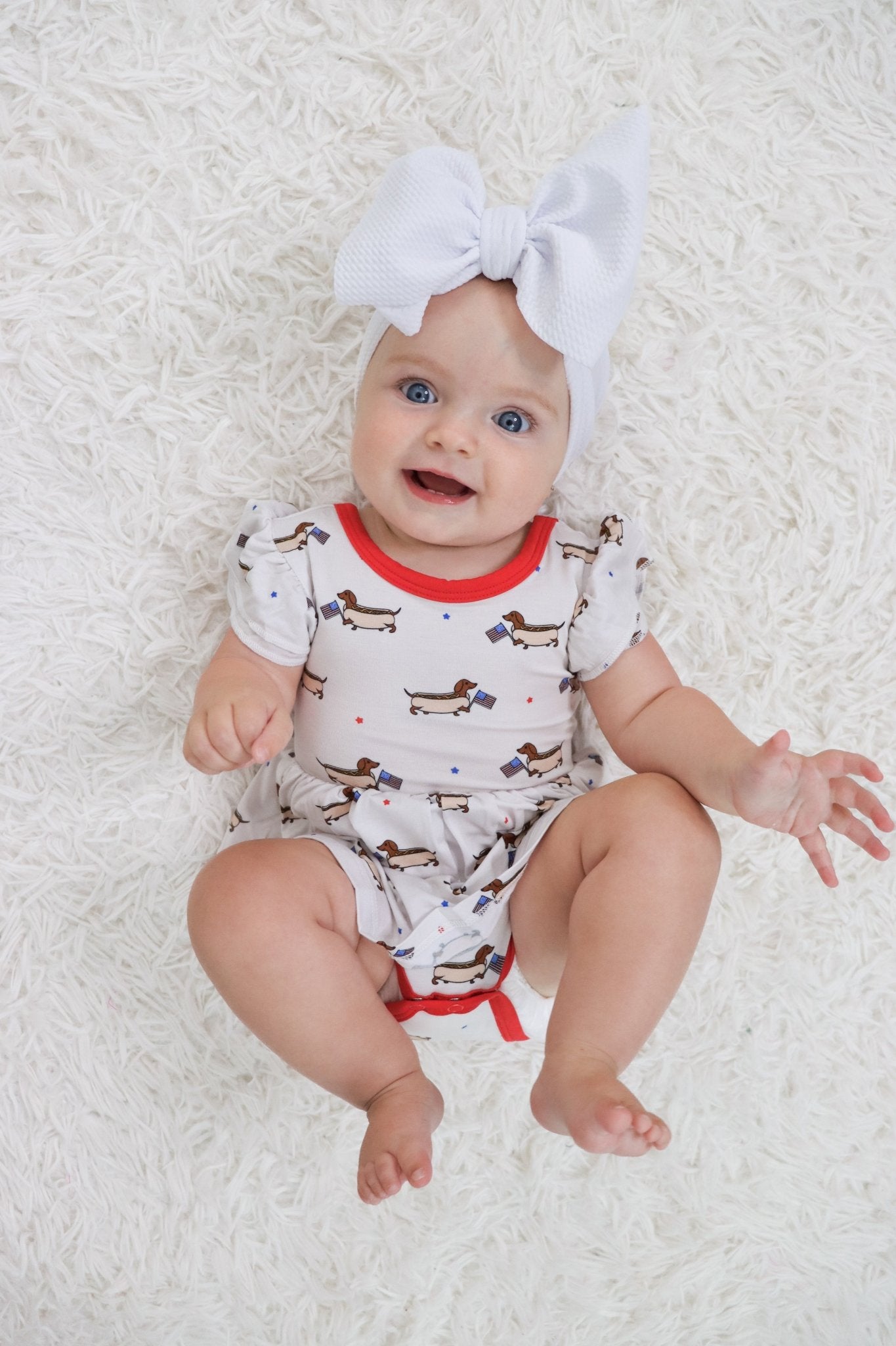 PRESTON'S AMERICAN PUPS DREAM BODYSUIT DRESS - Mack & Harvie