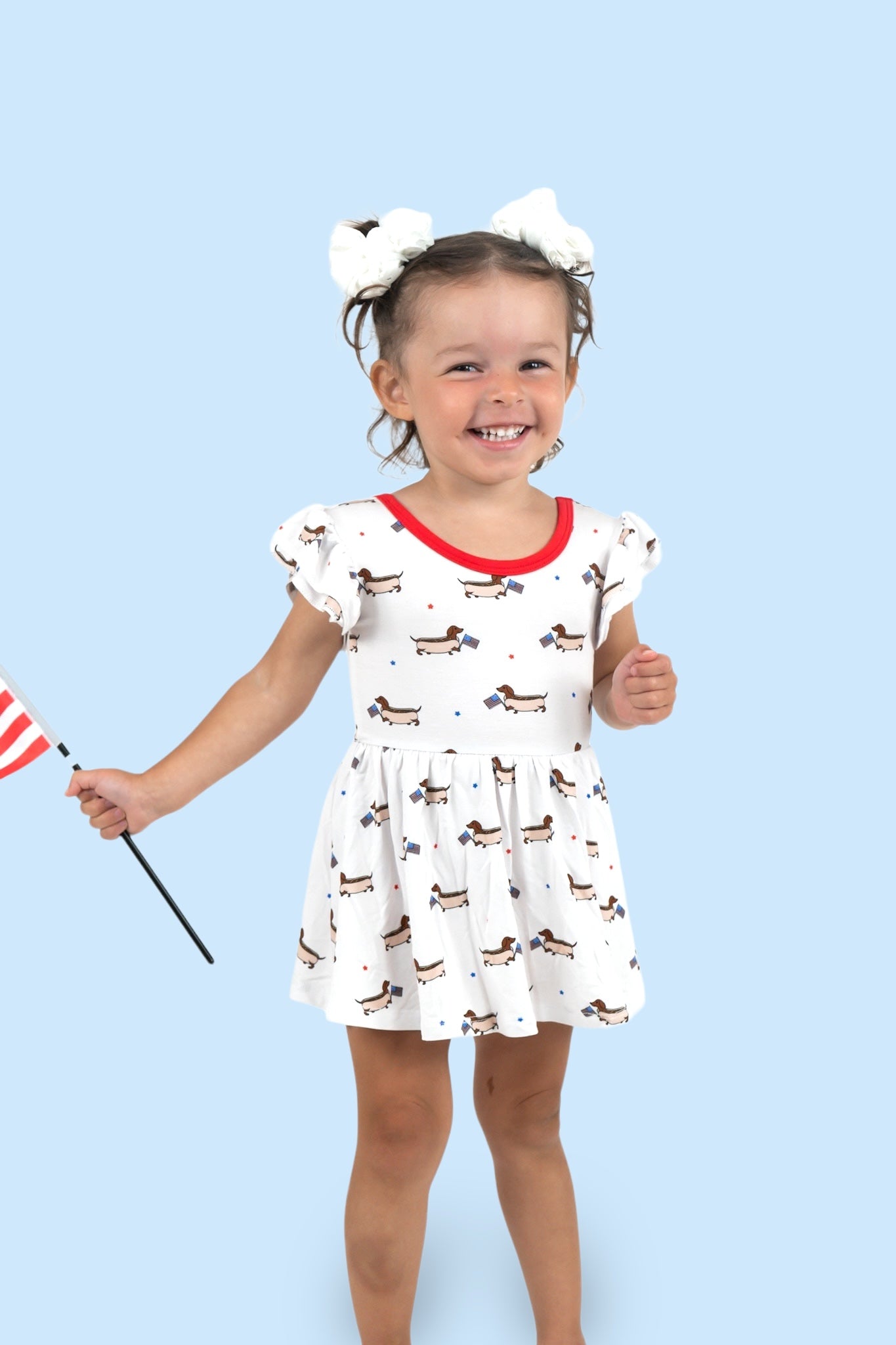 PRESTON'S AMERICAN PUPS DREAM BODYSUIT DRESS - Mack & Harvie