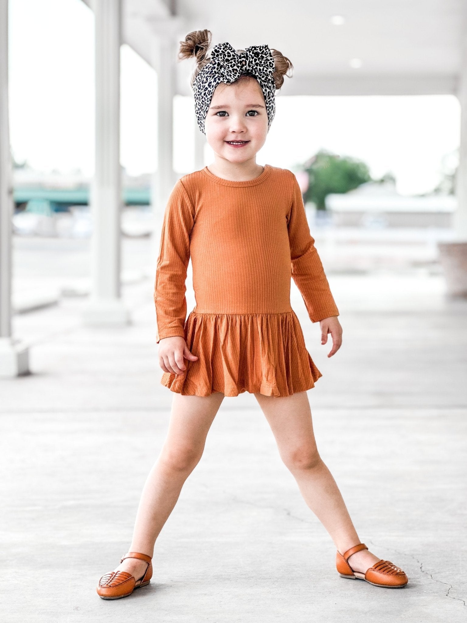 PUMPKIN RIB DREAM BODYSUIT DRESS - Mack & Harvie