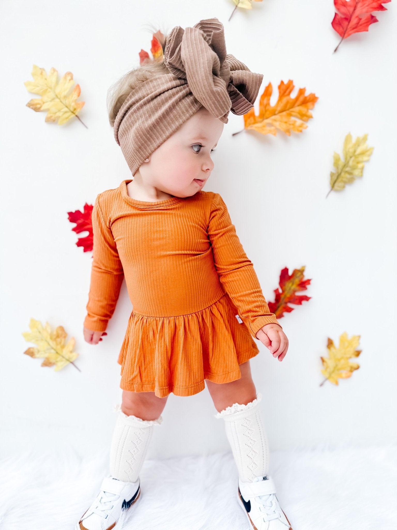 PUMPKIN RIB DREAM BODYSUIT DRESS - Mack & Harvie