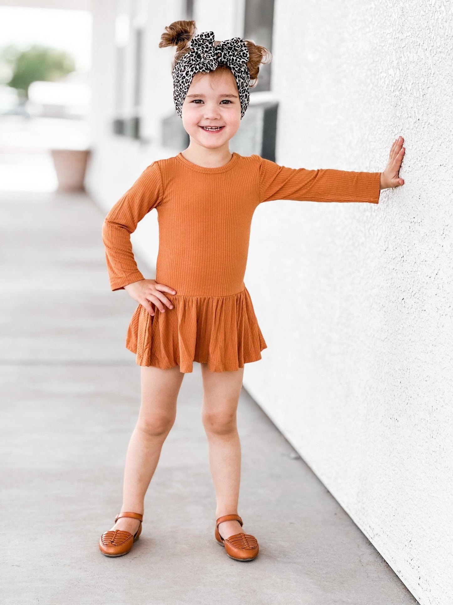 PUMPKIN RIB DREAM BODYSUIT DRESS - Mack & Harvie