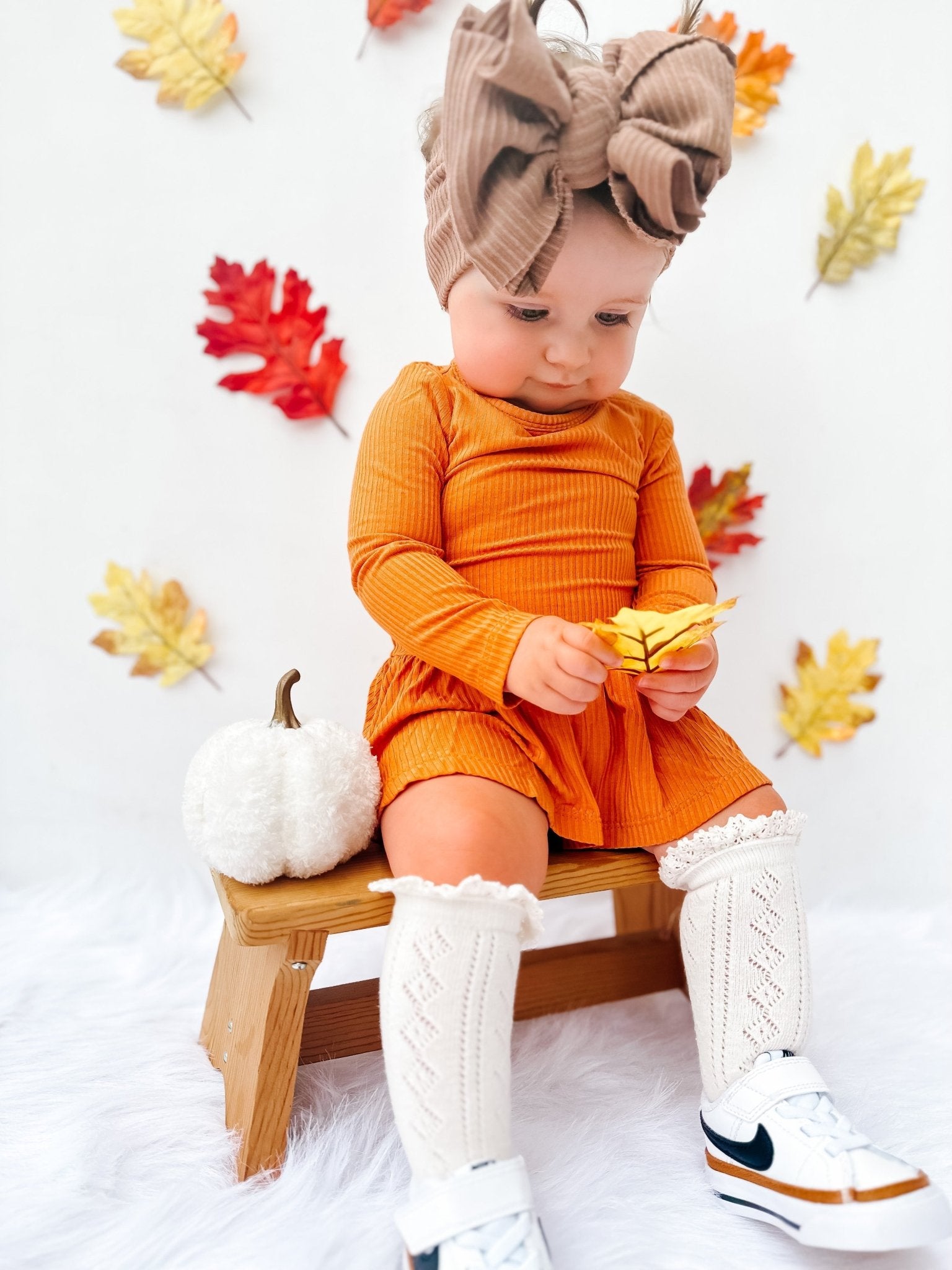 PUMPKIN RIB DREAM BODYSUIT DRESS - Mack & Harvie